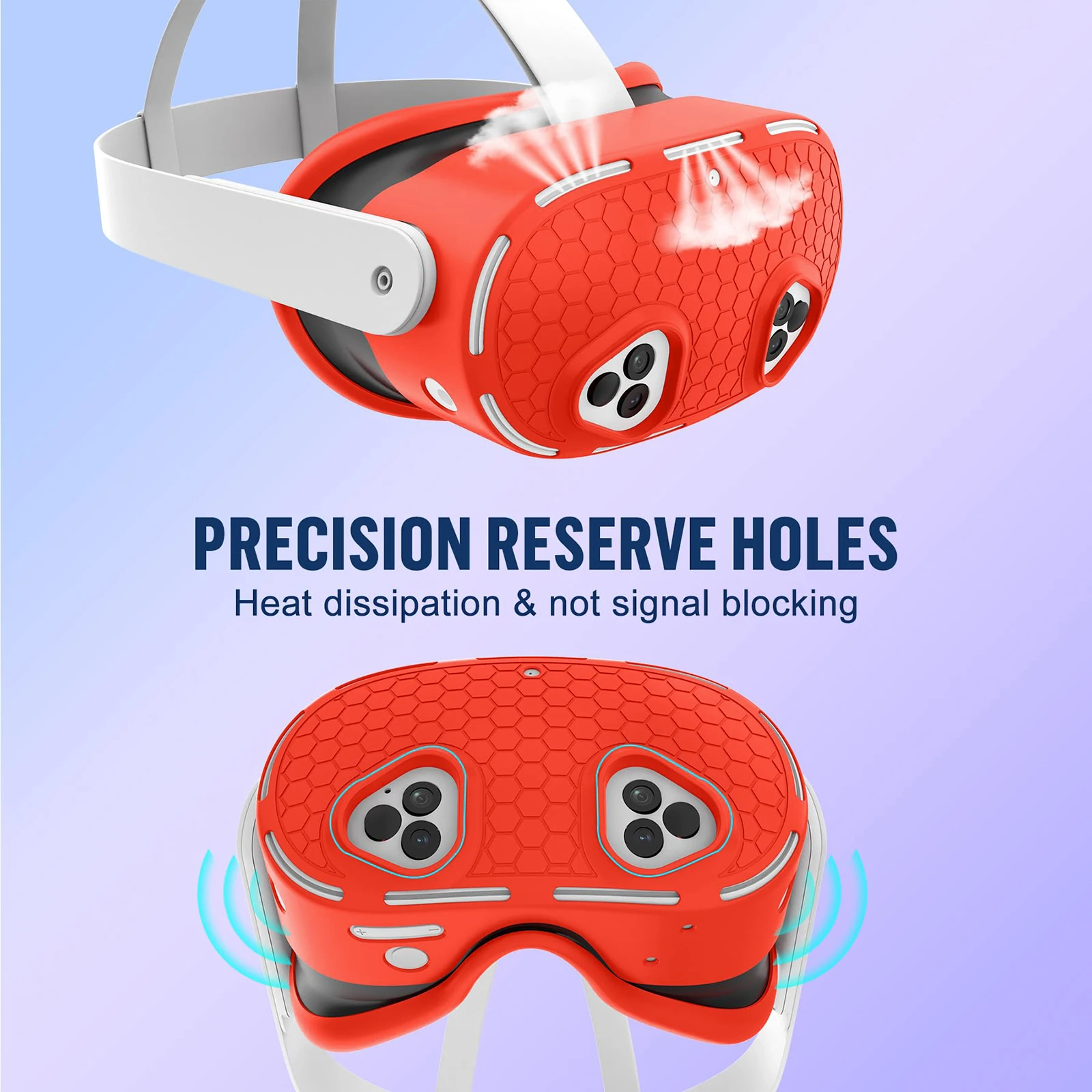 VR Accessories Silicone Cover Set for Oculus/Meta Quest 3S Headset Controller Shell Protective Case Face Cover Lens Cap Eye Mask