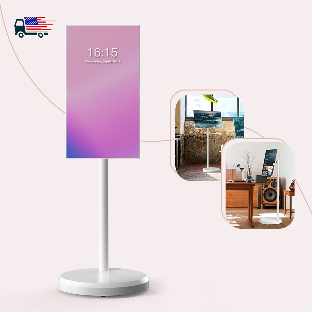 Android 12 System 6+128 Gb Hd1080 Smart Screen Smart Display Mobile Smart Display Tv for Home Business Gaming