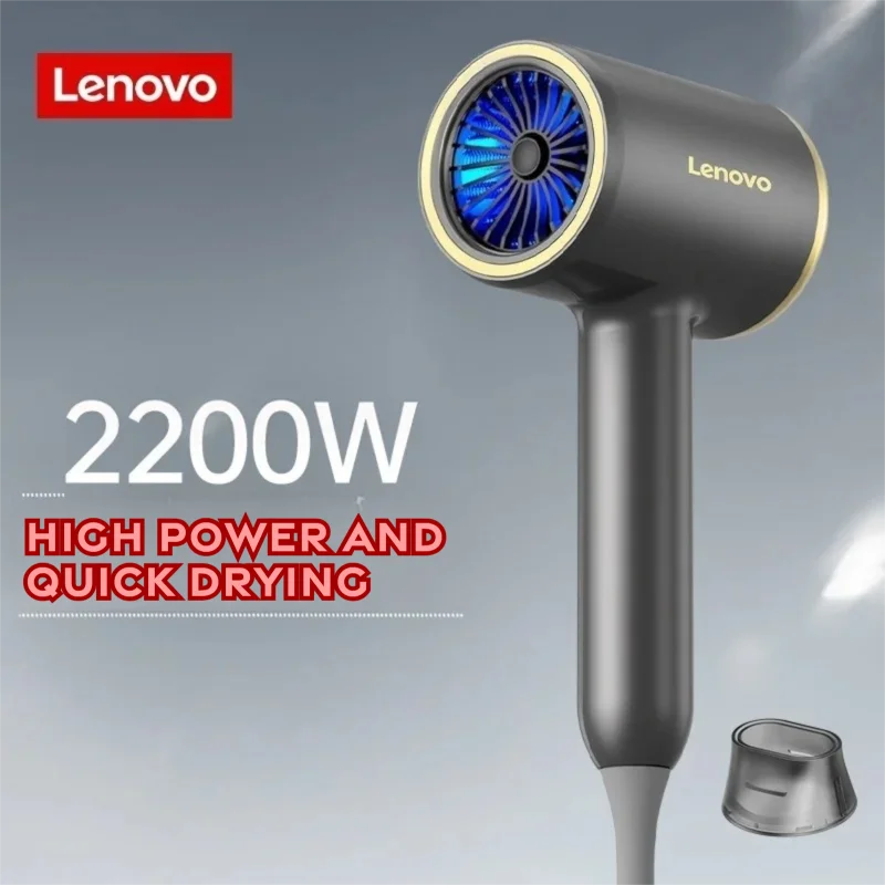 lenovo c2 Professional High-Power Hair Dryer with Rapid Heat, Hot/Cool Settings, and Ionic Technology