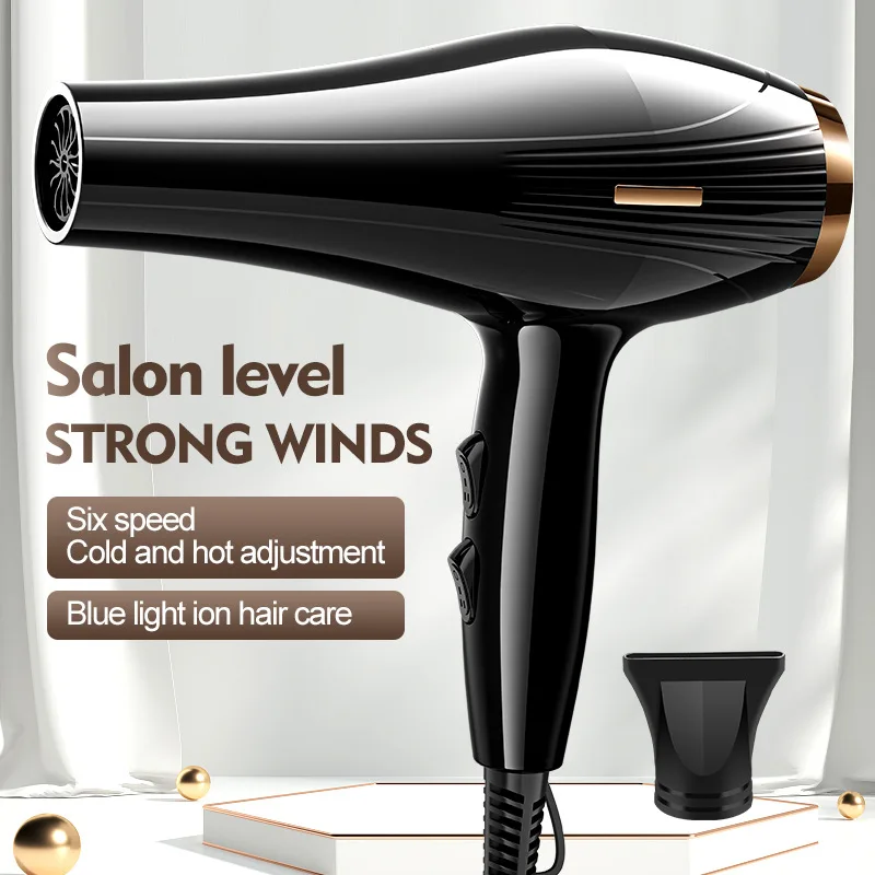 220V Hair Dryer Professional 2200W Gear Strong Power Blow Hair Dryer Brush For Hairdressing Barber Salon Tools Hair Dryer Fan