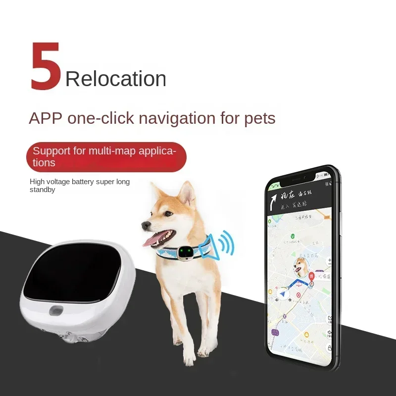 New 4G GPS Pet Tracker with Led Light, Mini 4G LTE 2G GSM Dog Gps Location Free APP Waterproof Dog Supplies