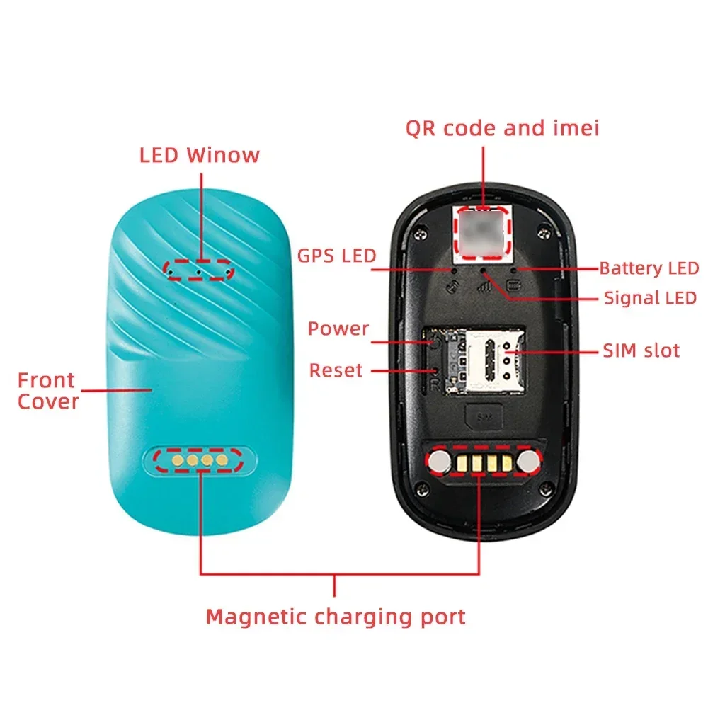 New Arrival 4G GPS Locator, 3D G-Sensor Pets Locatoion, Waterproof Dog Cat Animals GPS Tracker Anti-lost Alarm Tracking Device