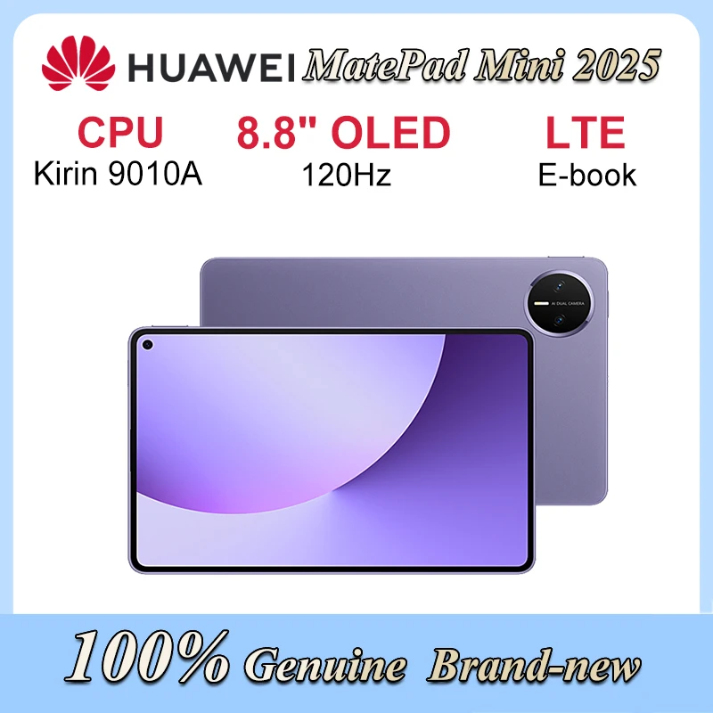HUAWEI MatePad Mini Tablet Reading Edition LTE/WiFi7 8.8-inch CPU Kirin 9010A HarmonyOS 6 OLED 2.5K 120Hz E-Book MLR-AL00