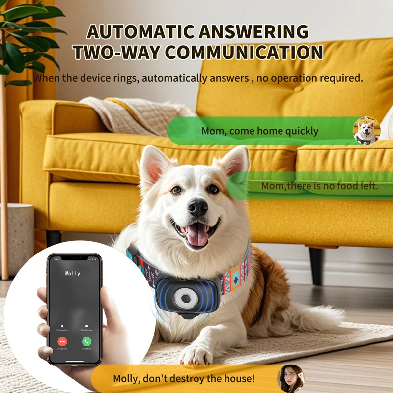 4G Tracker Gps for Cats Pet GPS Mini Locator Collar for Dogs App Pet Real-Time Locator Anti-lost Dog Accessories