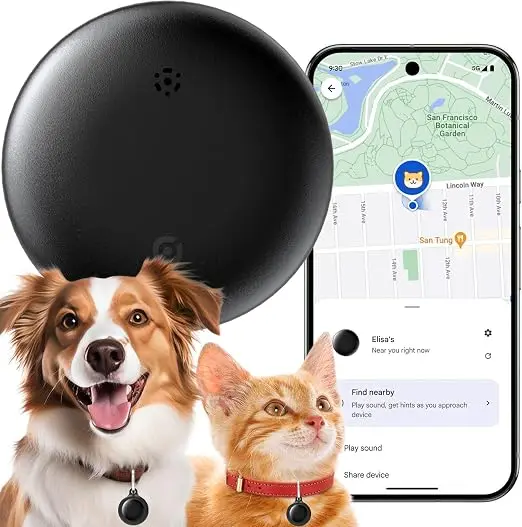 Portable Smart Anti Lost Locator Bluetooth Tracking Tag Support Find My System Practical Position Device Pet Collar Tracker Gps