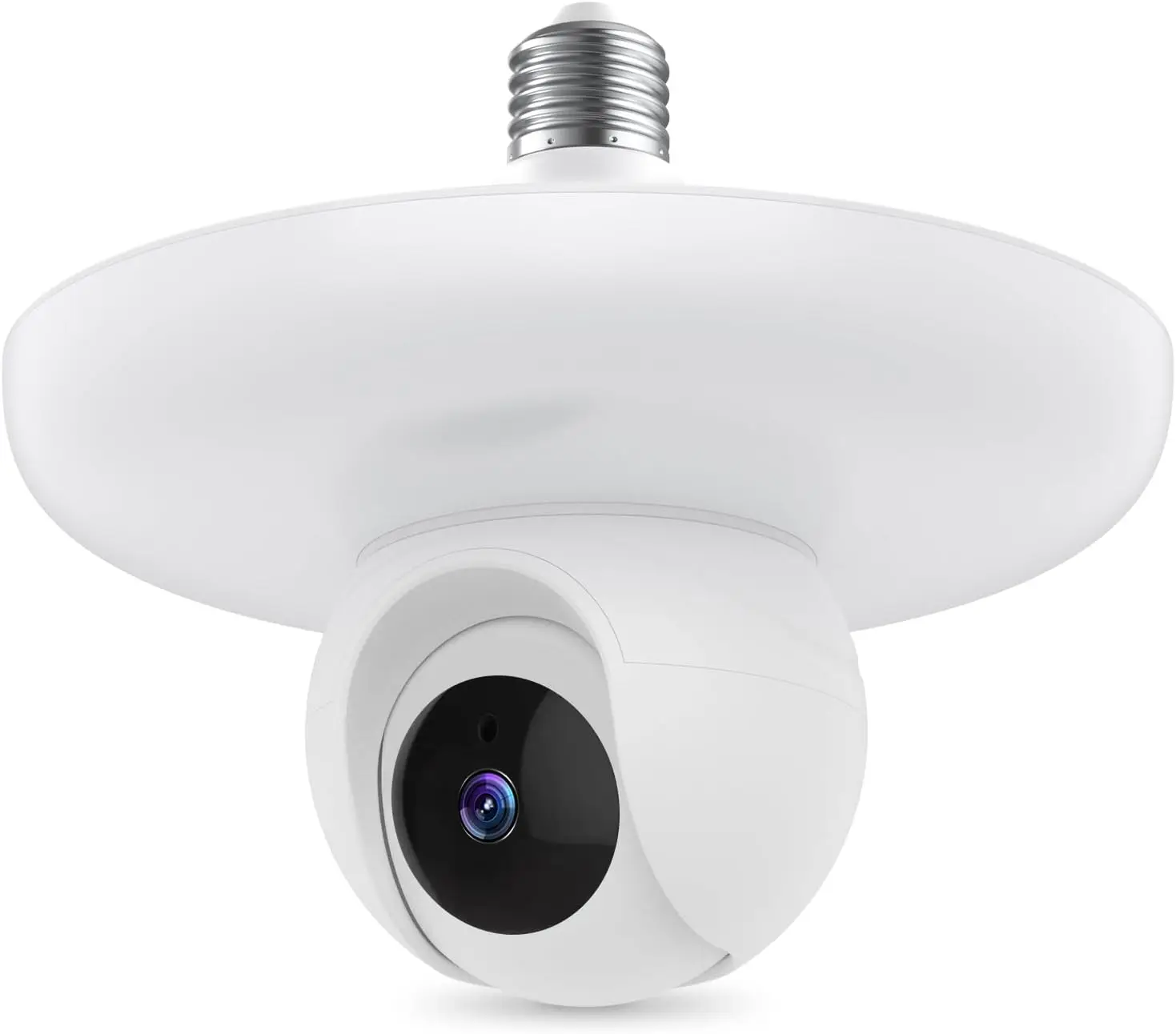 Wireless Bulb Camera 3MP HD WiFi Home Security Camera Smart Spotlight Wireless Surveillance Camera Top-Lamp Light Night Vision